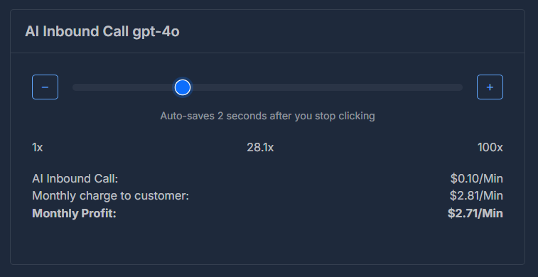 AI Inbound Call Cost
