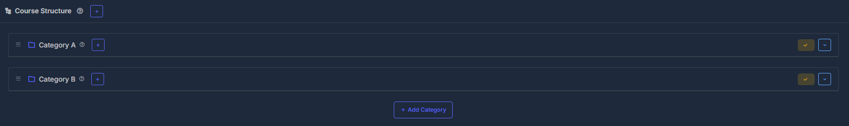 Add Category Interface