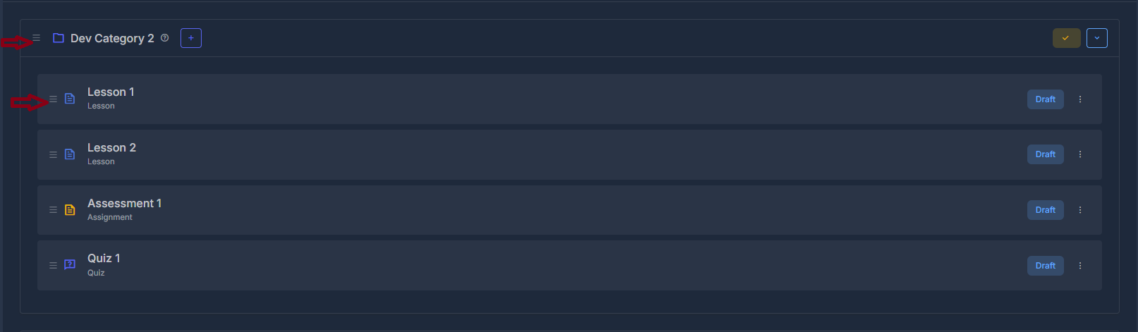 Add Category Interface